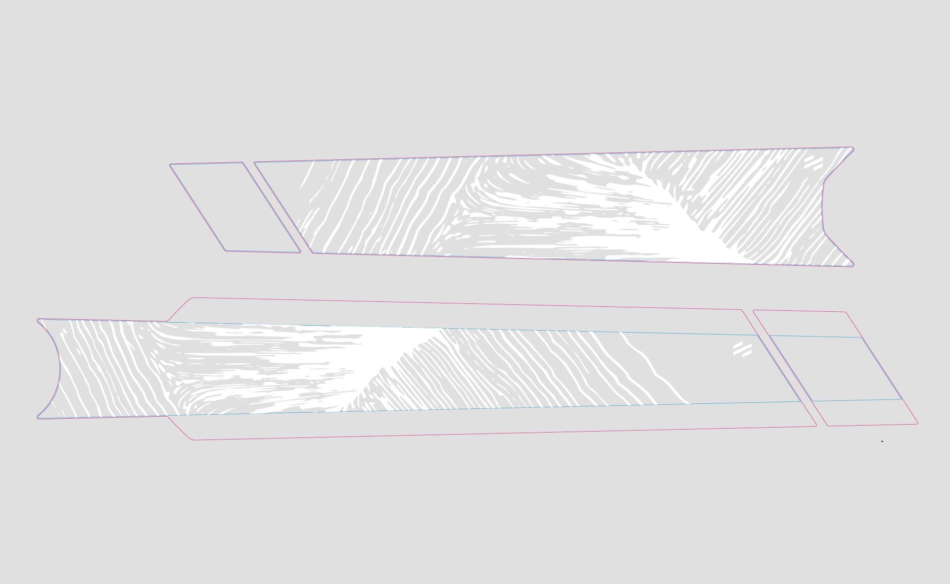 SCOR Spare Parts | Sticker Kit 4060 by Slicy CASCADE WHITE
